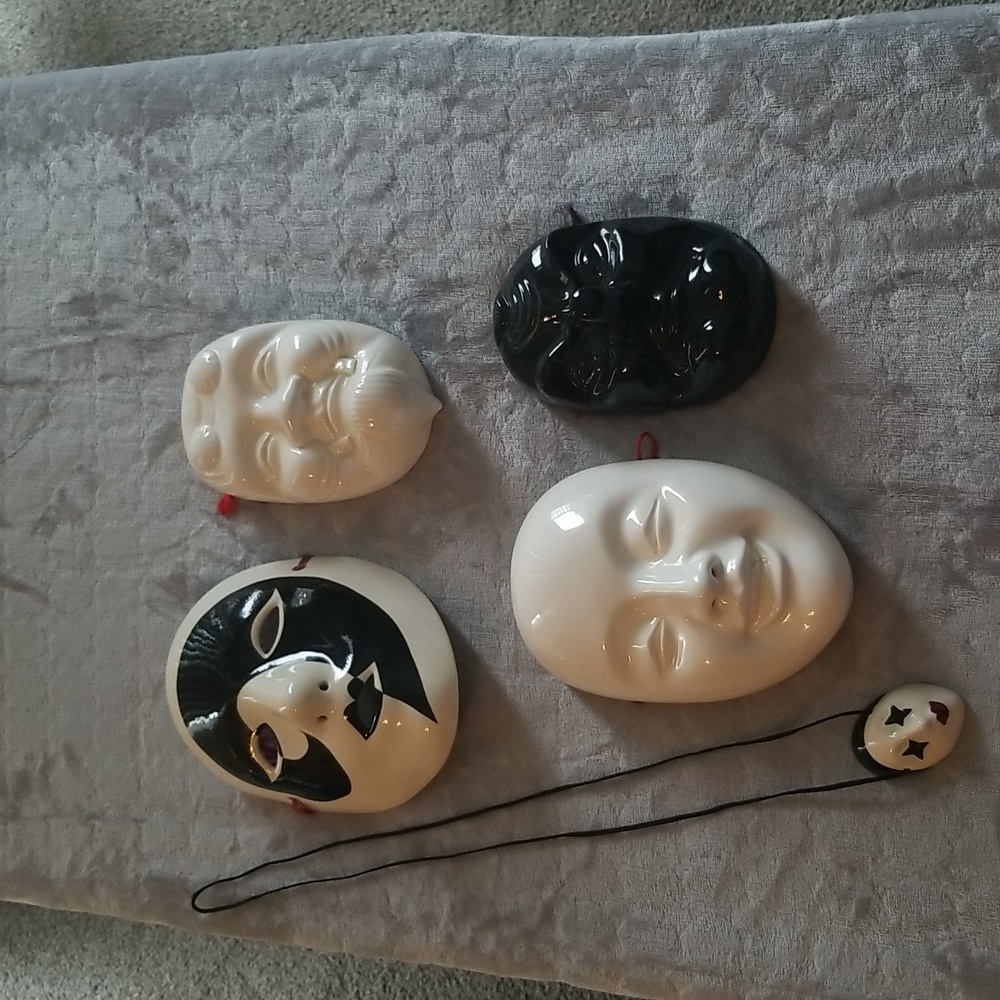 Kings And Clowns Ceramic Masks